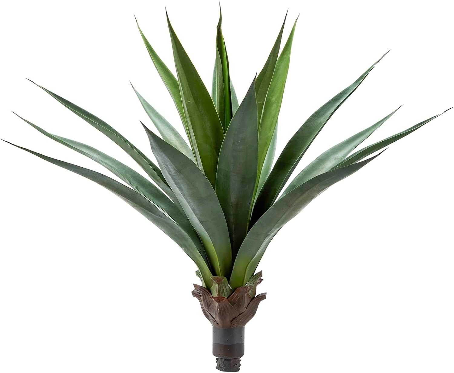 VOLCUNA 33-Inch Unpotted Artificial Agave — Broad Leaf